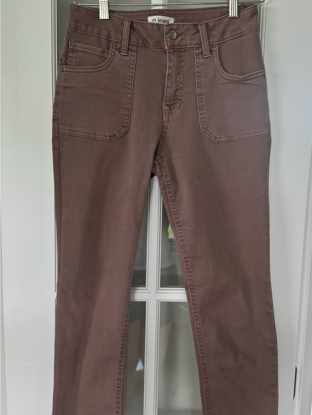 Maurices Men's Slim Straight Jeans in Taupe Brown
